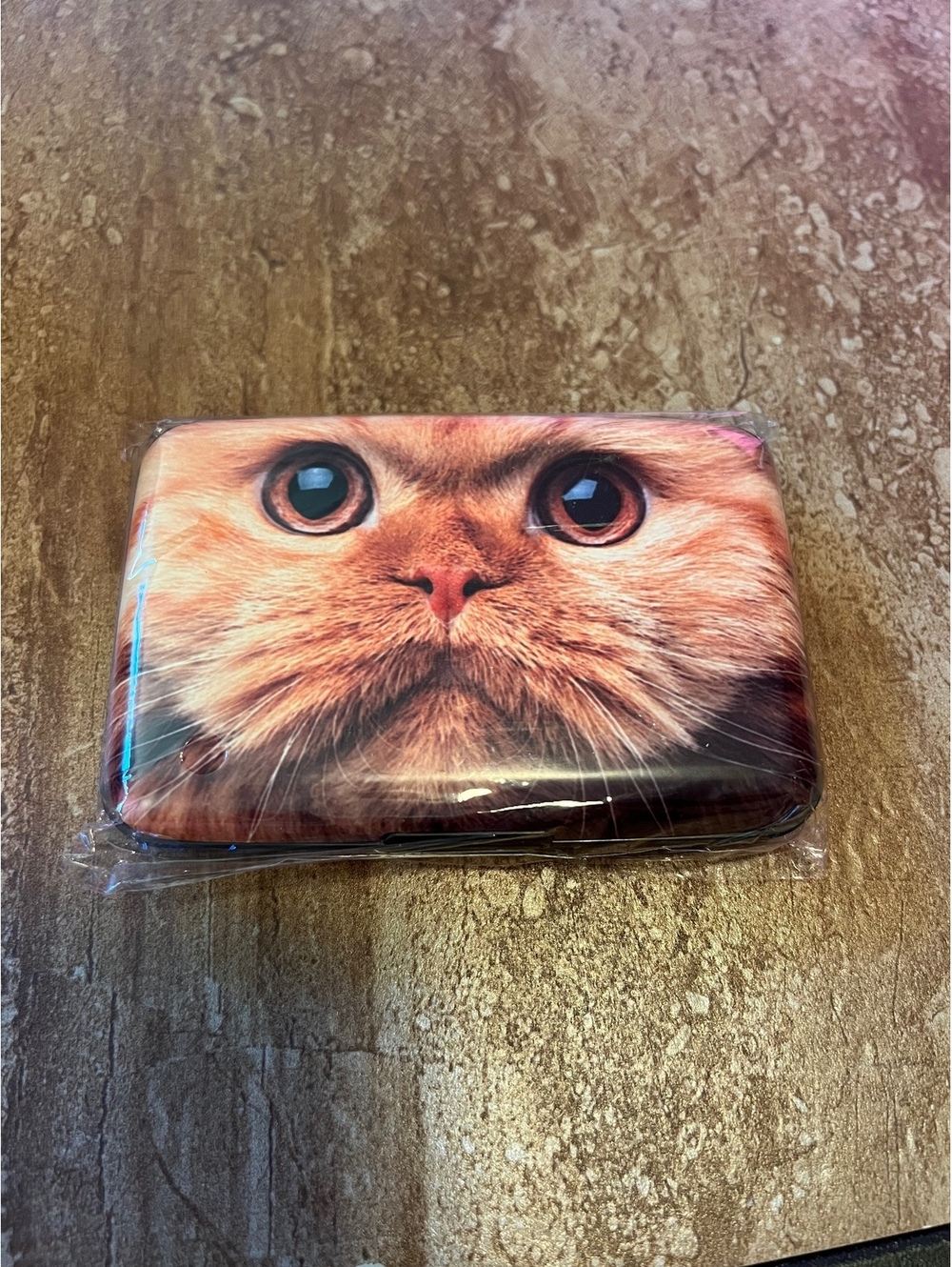 Armored Wallet with Cat Face Design